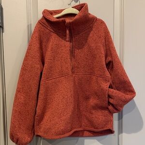 Girls old navy cozy pullover half zip